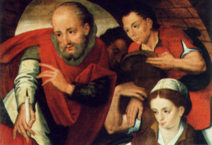 Personengruppe nach der Restaurierung
